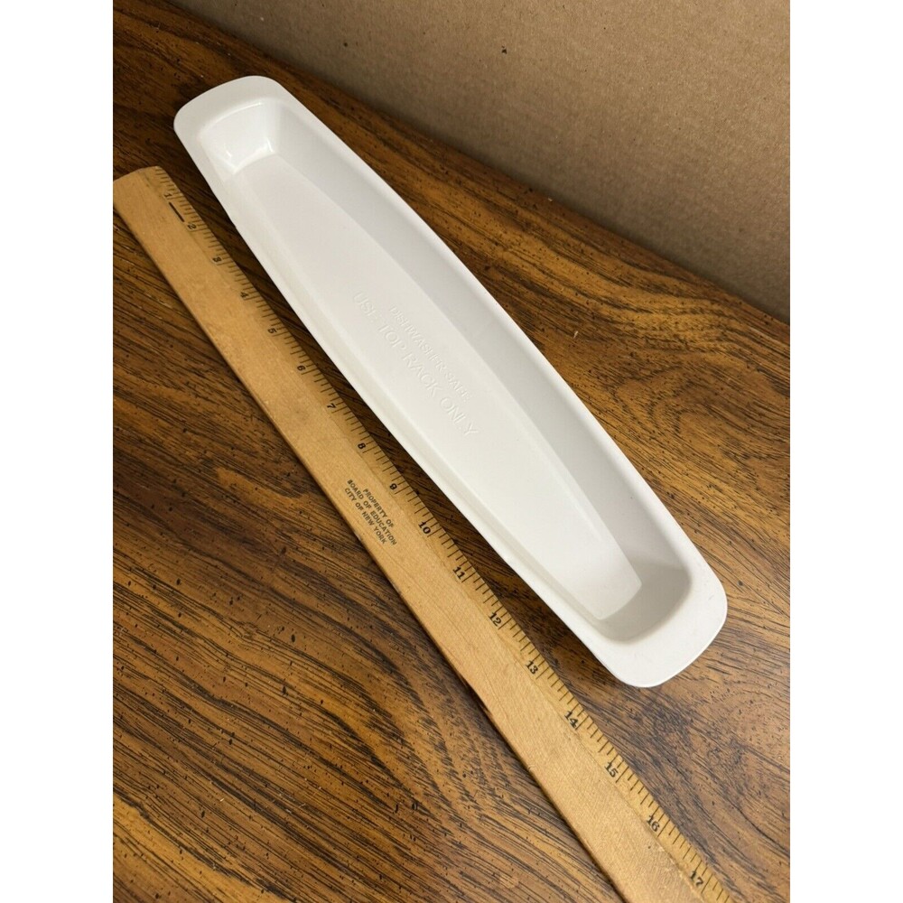 George Foreman Grill Tray Replacement Drip Catch Grease White Genuine 14.5”